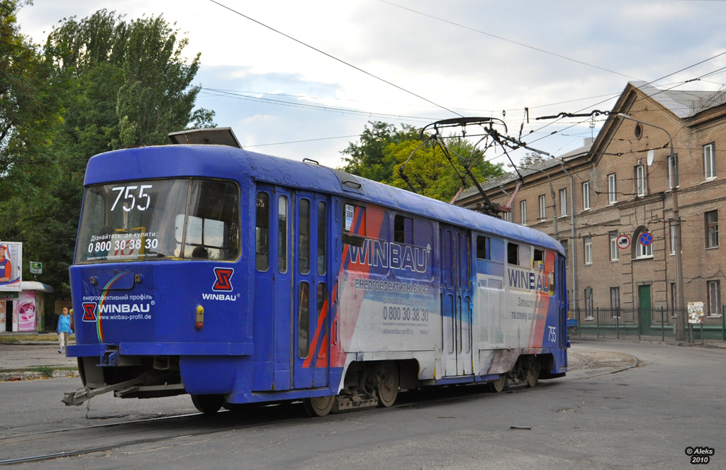 Запорожье, Tatra T3SU № 755