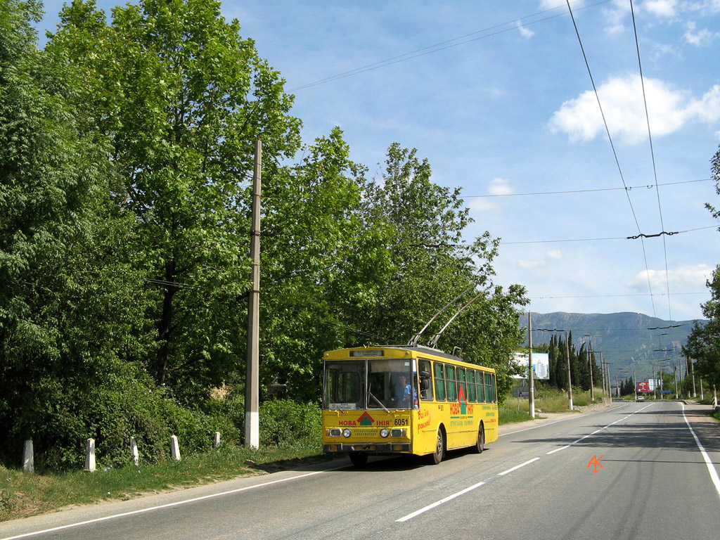 Крымский троллейбус, Škoda 14Tr02/6 № 6051
