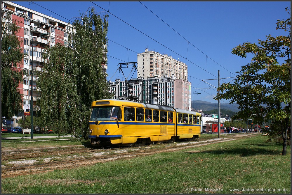 Sarajevo, Tatra K2YU № 231