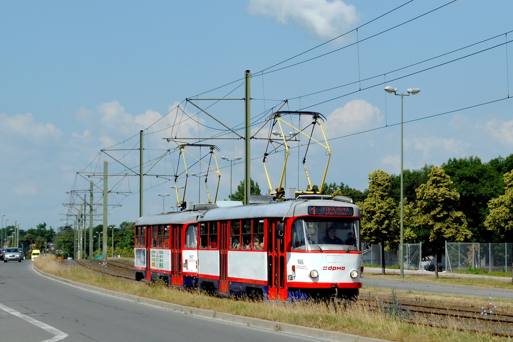 Olomouc, Tatra T3SUCS č. 166 Olomouc, Tatra T3SUCS č. 166