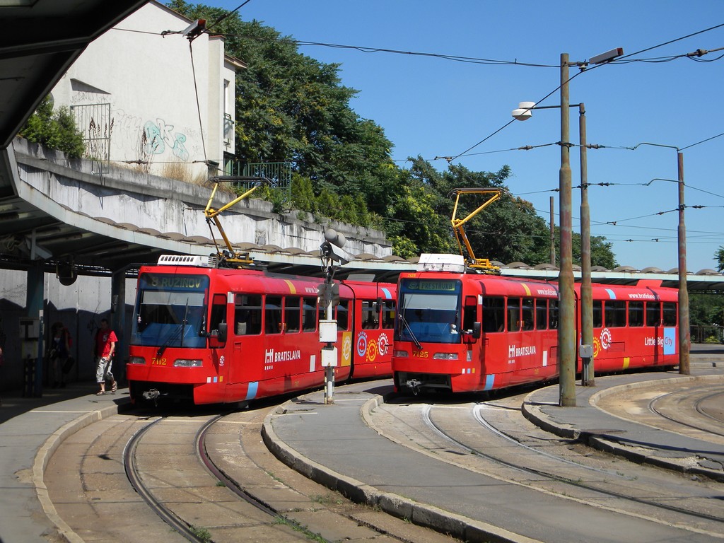 Братислава, Tatra K2S № 7112; Братислава, Tatra K2S № 7125