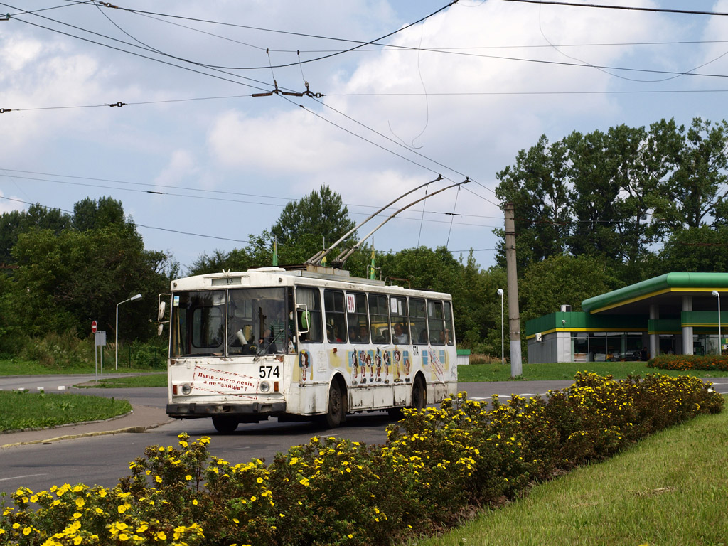 Львов, Škoda 14Tr11/6 № 574