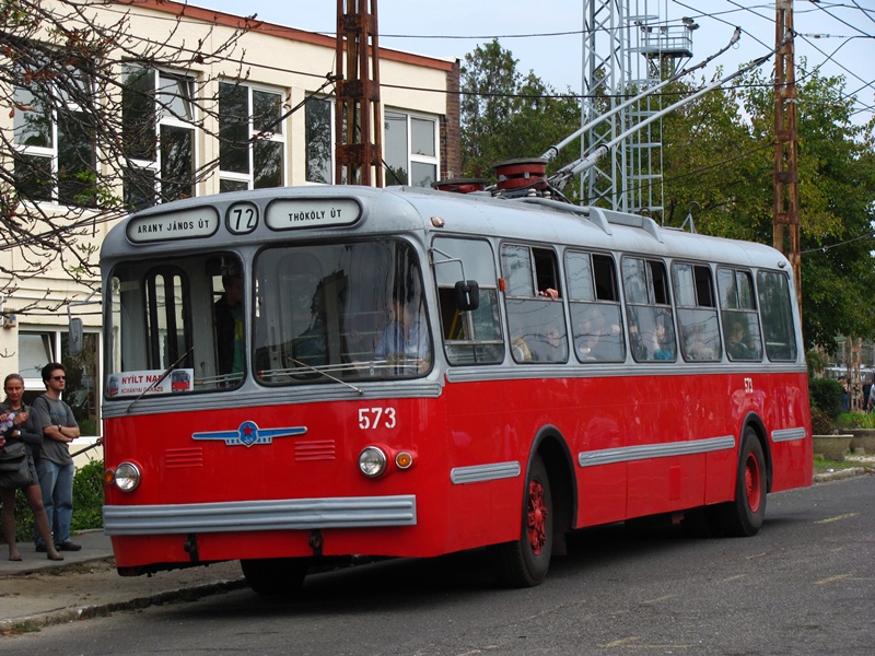 ბუდაპეშტი, ZiU-5D № 573; ბუდაპეშტი — Trolleybus depot