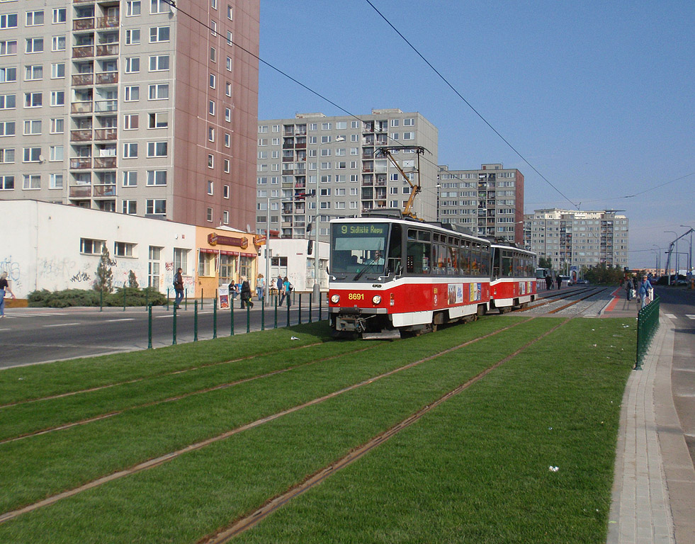 Прага, Tatra T6A5 № 8691