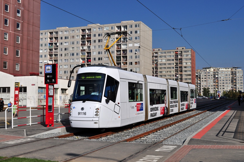 Прага, Škoda 14T Elektra № 9116