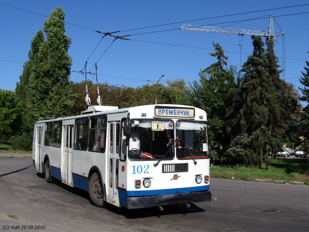 Кременчуг, ЗиУ-682Г-016 (012) № 102