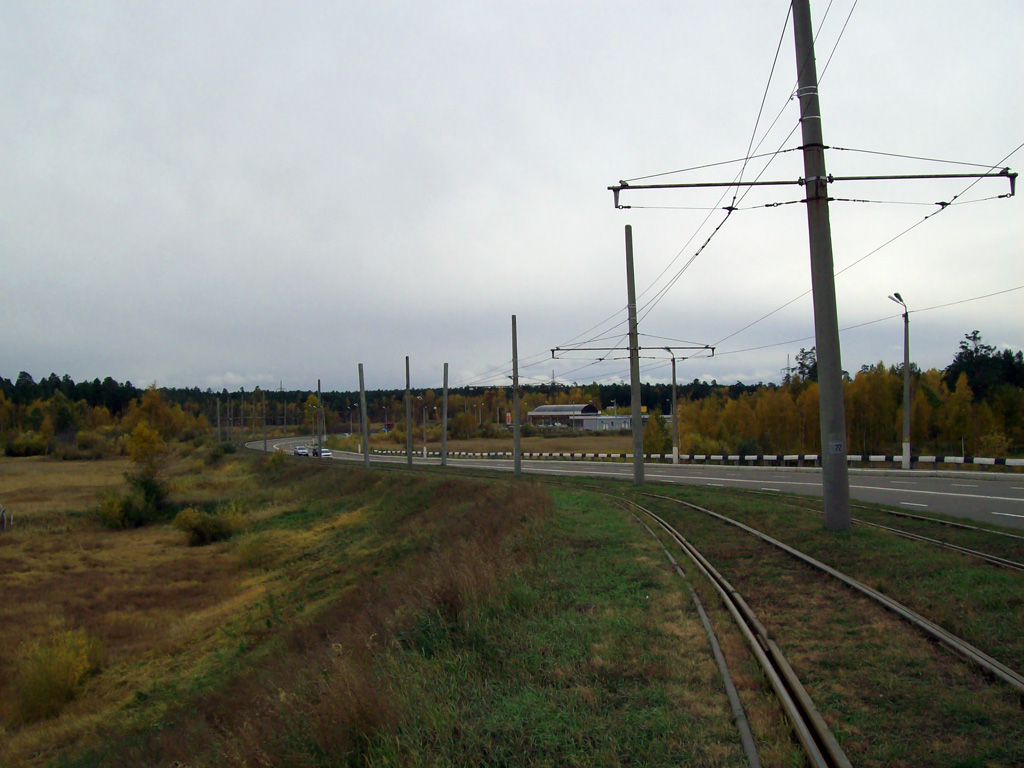 Angarsk — Tram lines and loops