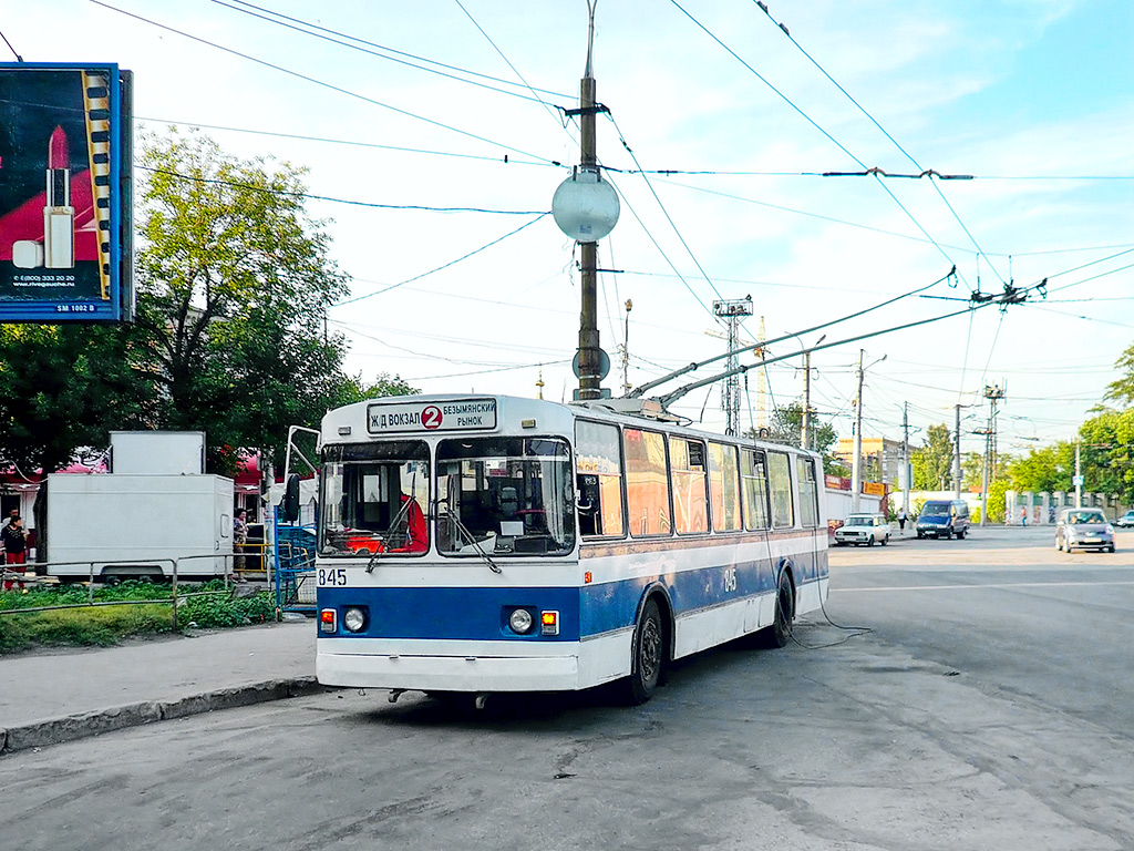 Самара, ЗиУ-682Г (СЗТМ) № 845; Самара — Конечные станции и кольца (троллейбус)