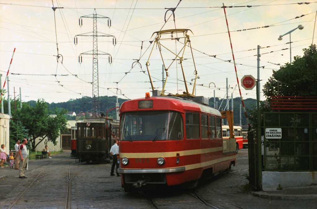 Prague, Tatra T3M № 5572; Prague — Tram depots