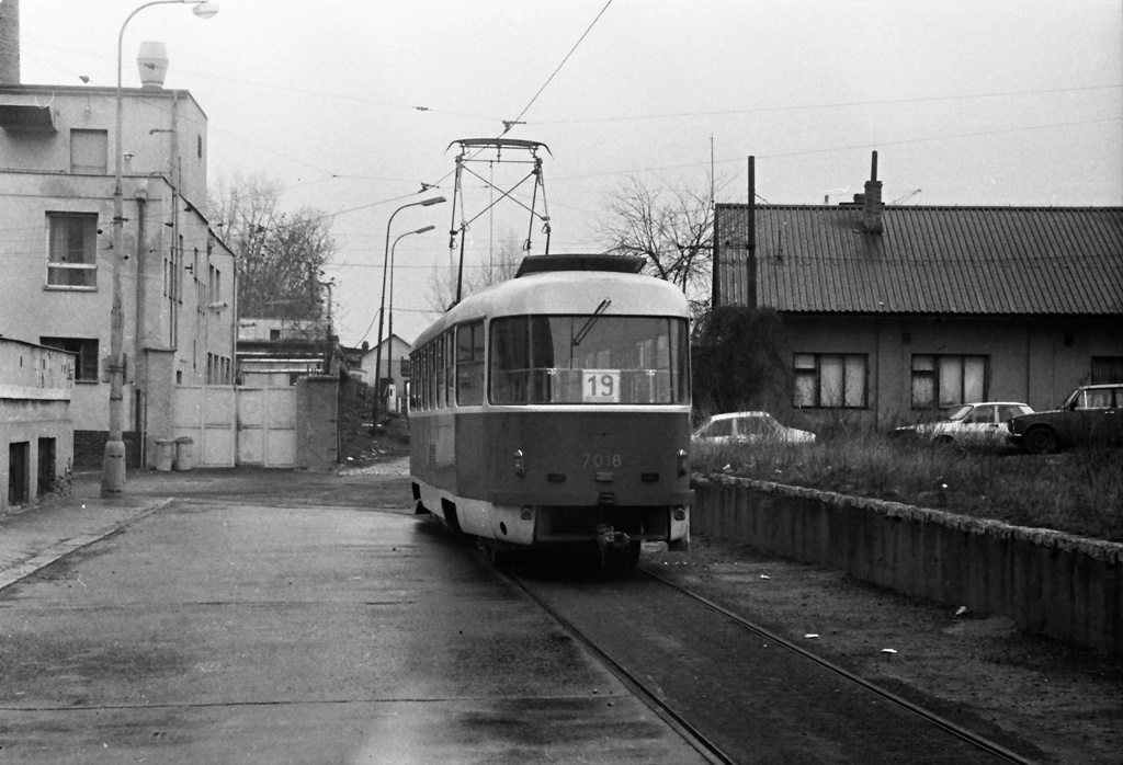 Прага, Tatra T3SU № 7018; Прага — Конечные пункты