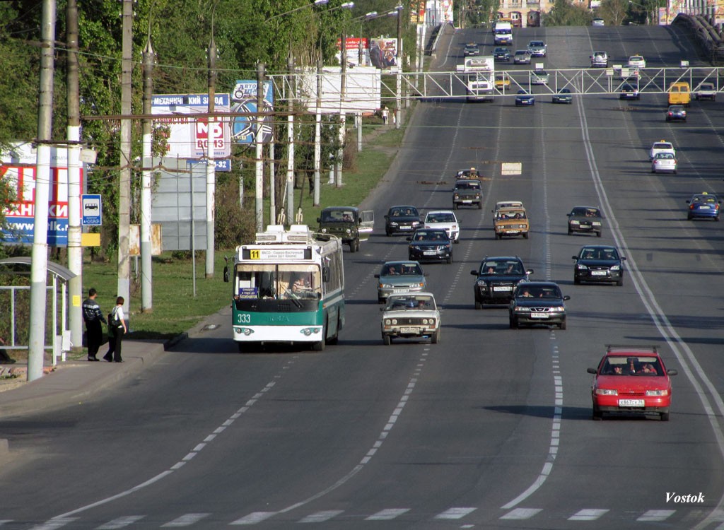 Воронеж — Троллейбусная сеть и инфраструктура