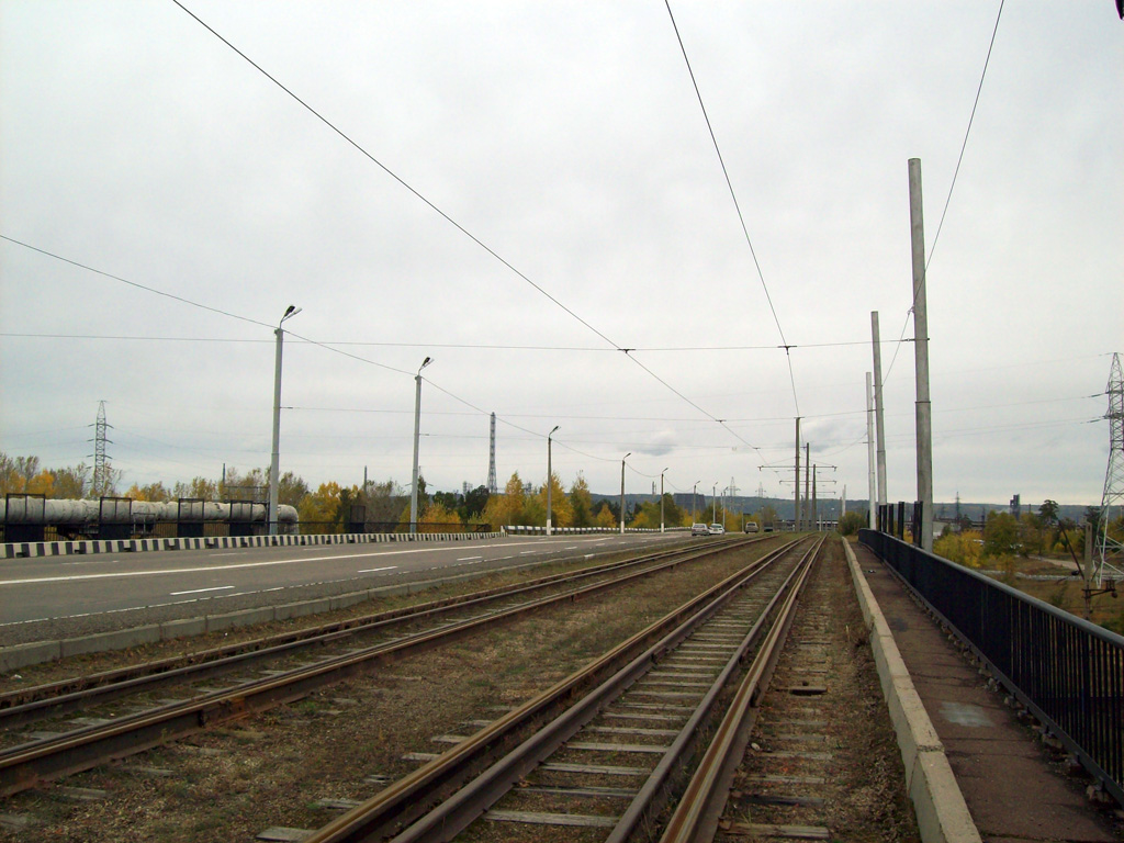 Angarsk — Tram lines and loops