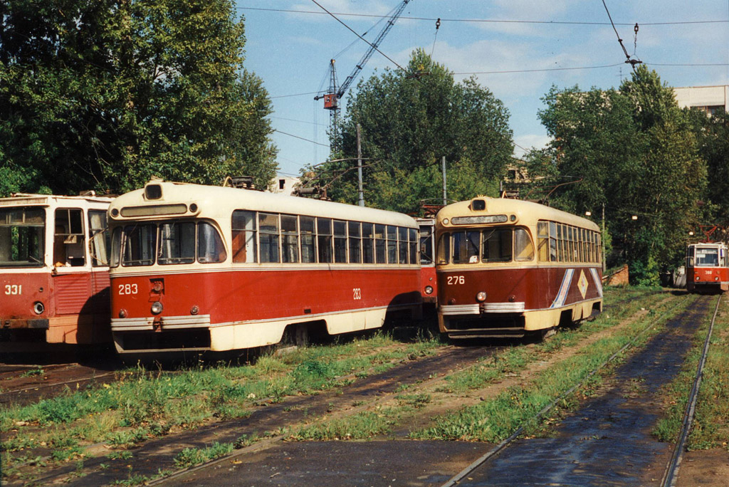 Витебск, РВЗ-6М2 № 283; Витебск, РВЗ-6М2 № 276; Витебск, 71-605 (КТМ-5М3) № 331