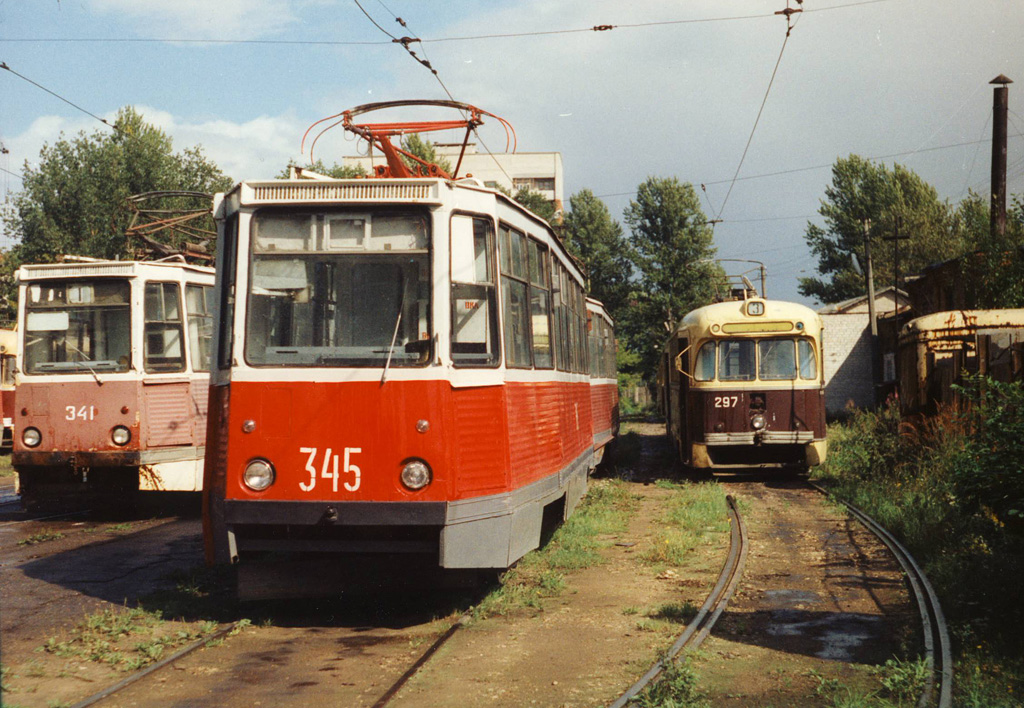 Витебск, 71-605 (КТМ-5М3) № 345; Витебск, 71-605 (КТМ-5М3) № 341; Витебск, РВЗ-6М2 № 297