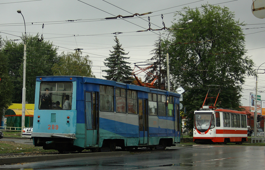 Таганрог, 71-605 (КТМ-5М3) № 289; Таганрог, 71-134А (ЛМ-99АЭН) № 355