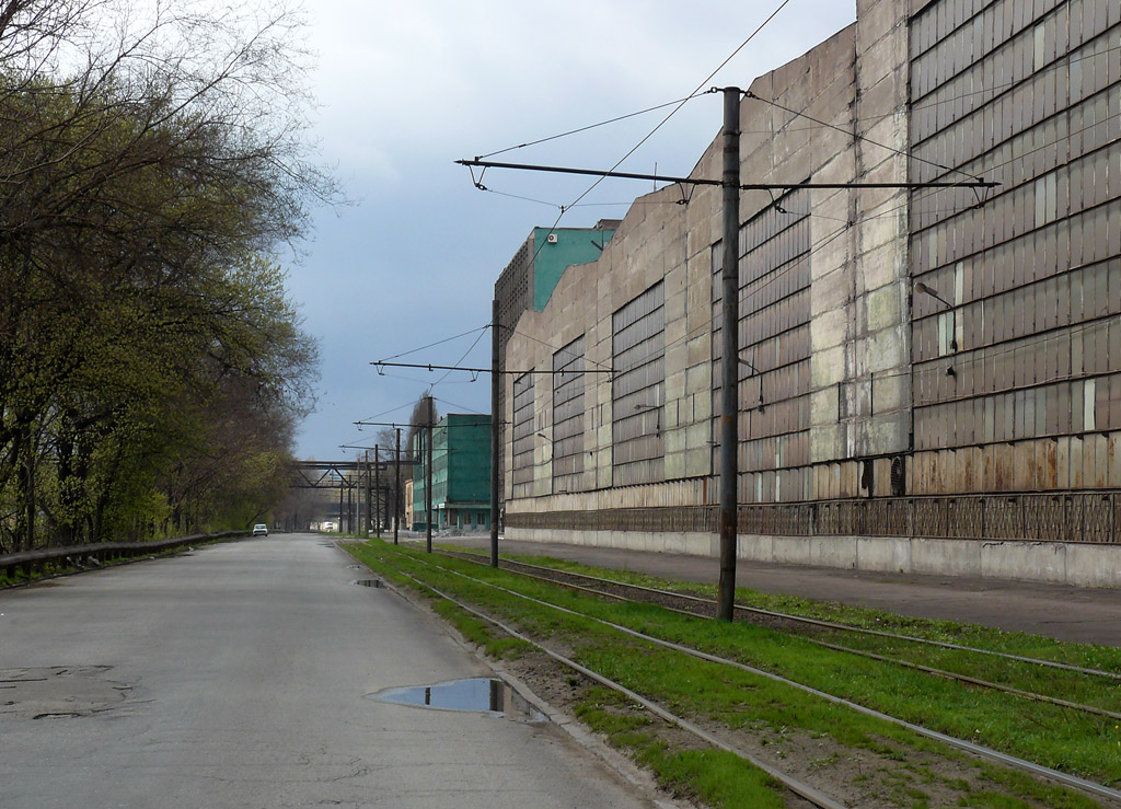 Dnipras — Tram network — right-bank part