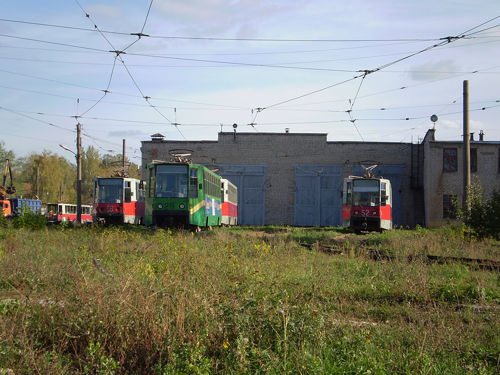 Рязань, 71-608К № 29; Рязань, 71-608К № 52; Рязань, 71-608К № 55; Рязань — Депо, конечные станции и кольца