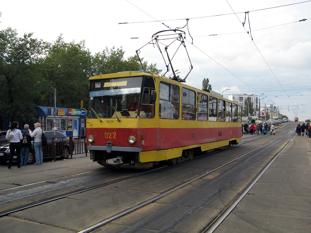 Киев, Tatra T6B5SU № 022