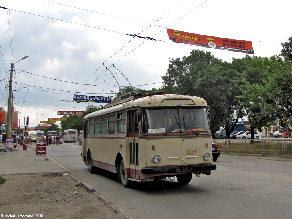 Крымский троллейбус, Škoda 9Tr15 № 004