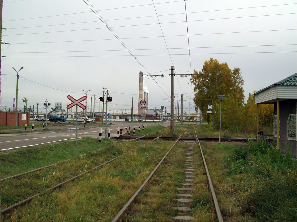 Angarsk — Tram lines and loops