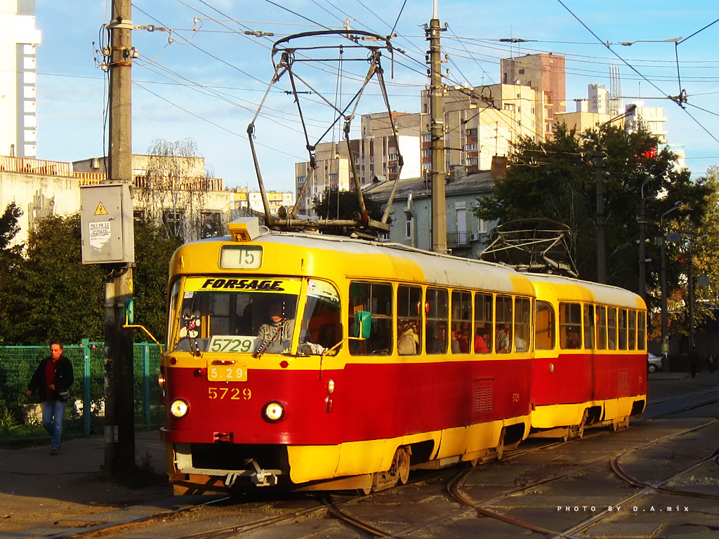 Киев, Tatra T3SU № 5729