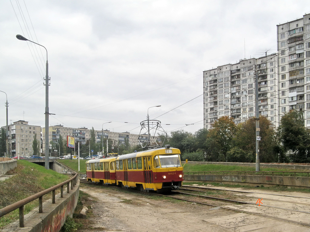 Киев, Tatra T3SU № 6024