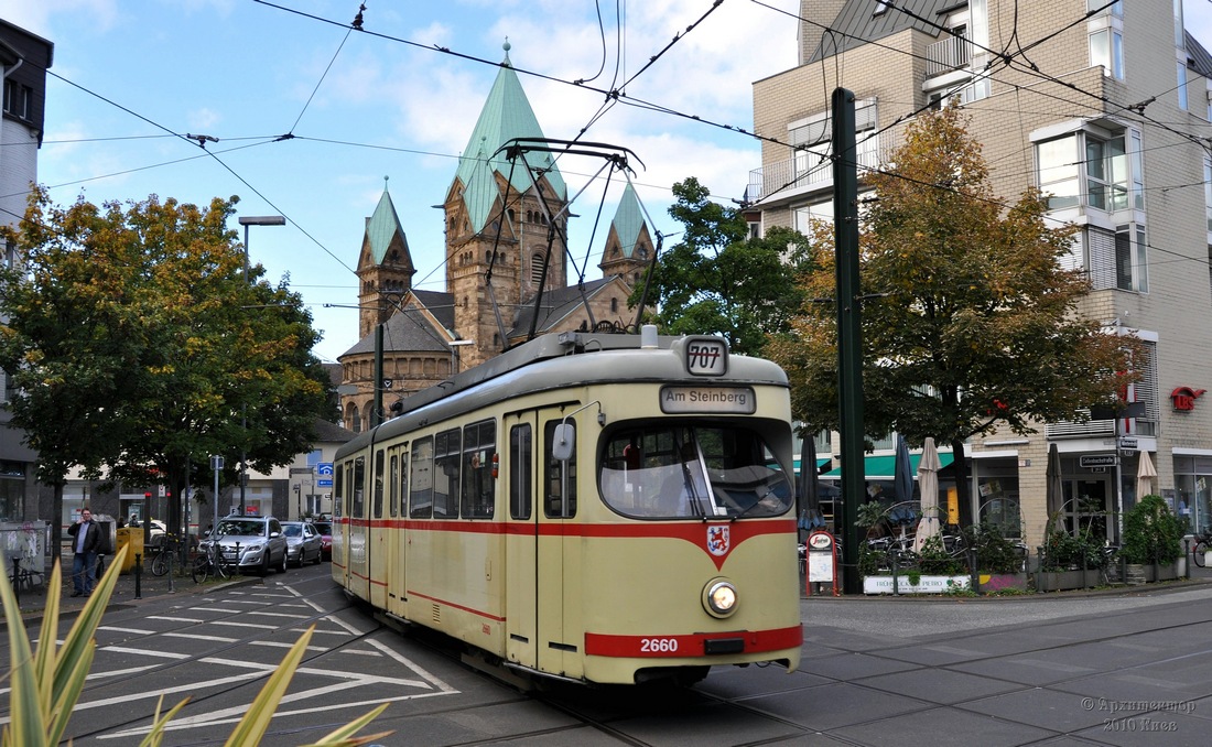 Дюссельдорф, Duewag GT8 № 2660