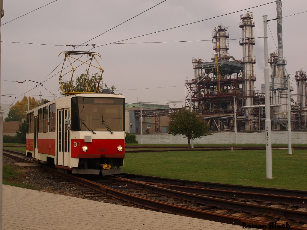 Most - Litvínov, Tatra T5B6 Br. 273; Most - Litvínov — Foto-Traveling with Tatra T5B6t No. 273 (02.10.2010) • Fotojízda na Tatra T5B6t ev. č. 273 (02.10.2010)