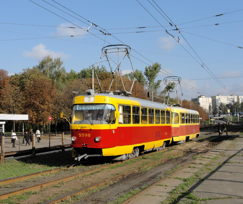 Киев, Tatra T3SU № 5598