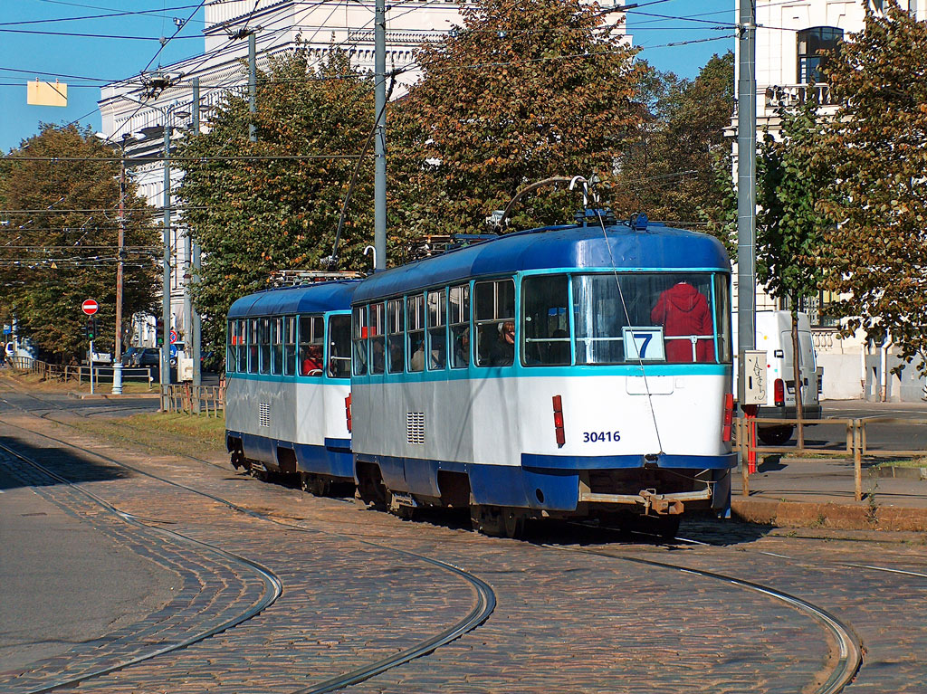 Riga, Tatra T3A # 30416