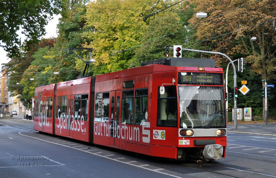 Bochum – Gelsenkirchen, Duewag MGT6D # 404