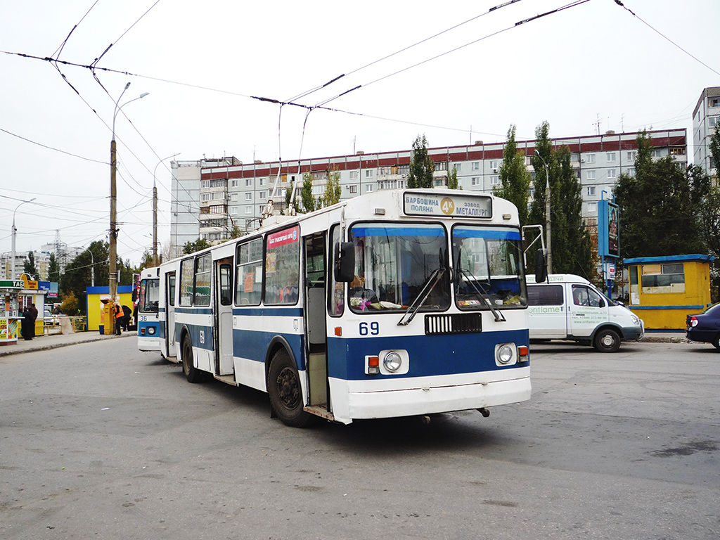 Самара, ЗиУ-682Г [Г00] № 69; Самара — Конечные станции и кольца (троллейбус)