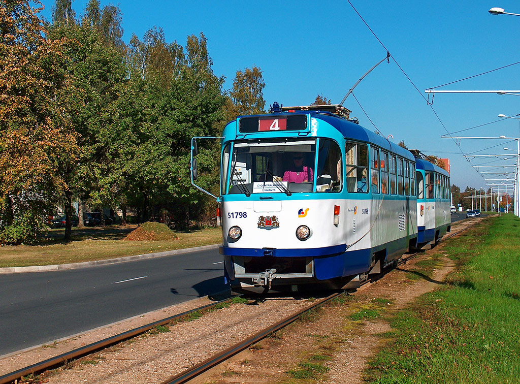 Рига, Tatra T3A № 51798