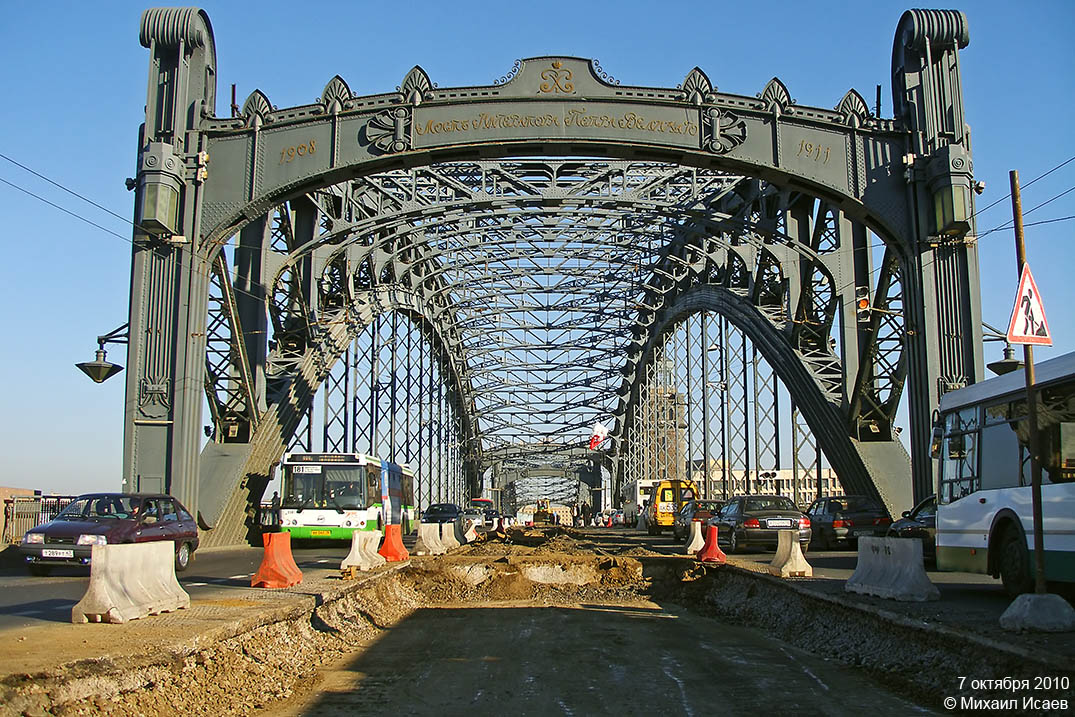Sankt Petersburg — Bridges; Sankt Petersburg — Dismantling and abandoned lines