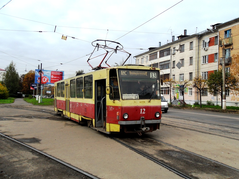 Тверь, Tatra T6B5SU № 12; Тверь — Трамвайные конечные станции и кольца