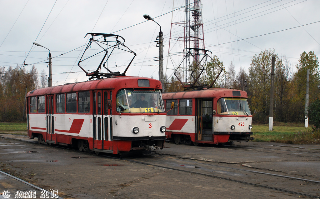 Tula, Tatra T3SU № 3; Tula, Tatra T3SU № 425