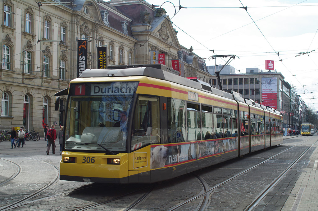 Карлсруэ, Duewag GT8-70DN № 306