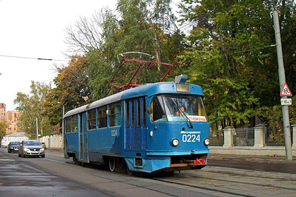 Москва, Tatra T3SU № 0224