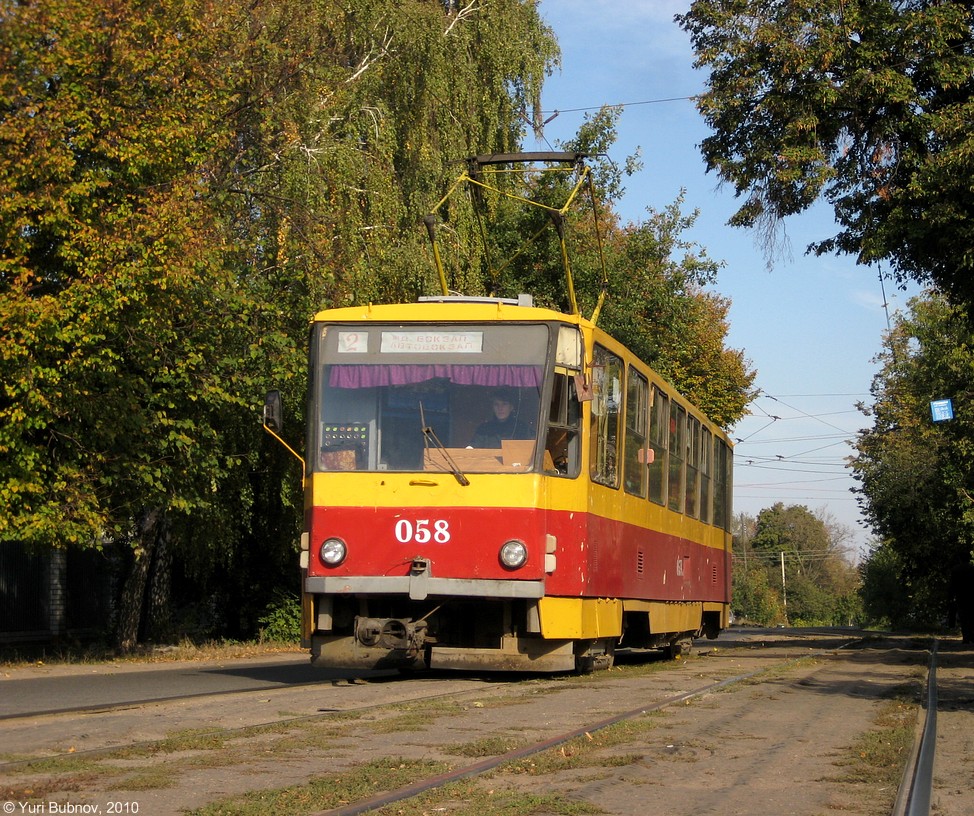 Курск, Tatra T6B5SU № 058