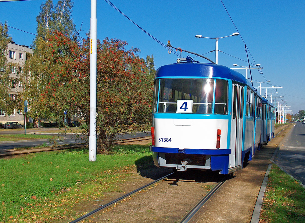 Рига, Tatra T3A № 51384