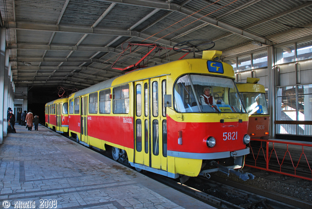 Волгоград, Tatra T3SU № 5821