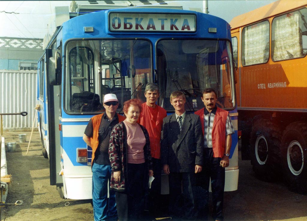 Ufa, BTZ-5276-01 — 3001; Electric transport employees; Ufa — New BTZ/UTTZ trolleybuses