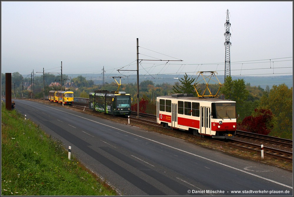 Most ― Litvínov, Tatra T5B6 № 273; Most ― Litvínov — Foto-Traveling with Tatra T5B6t No. 273 (02.10.2010) • Fotojízda na Tatra T5B6t ev. č. 273 (02.10.2010)