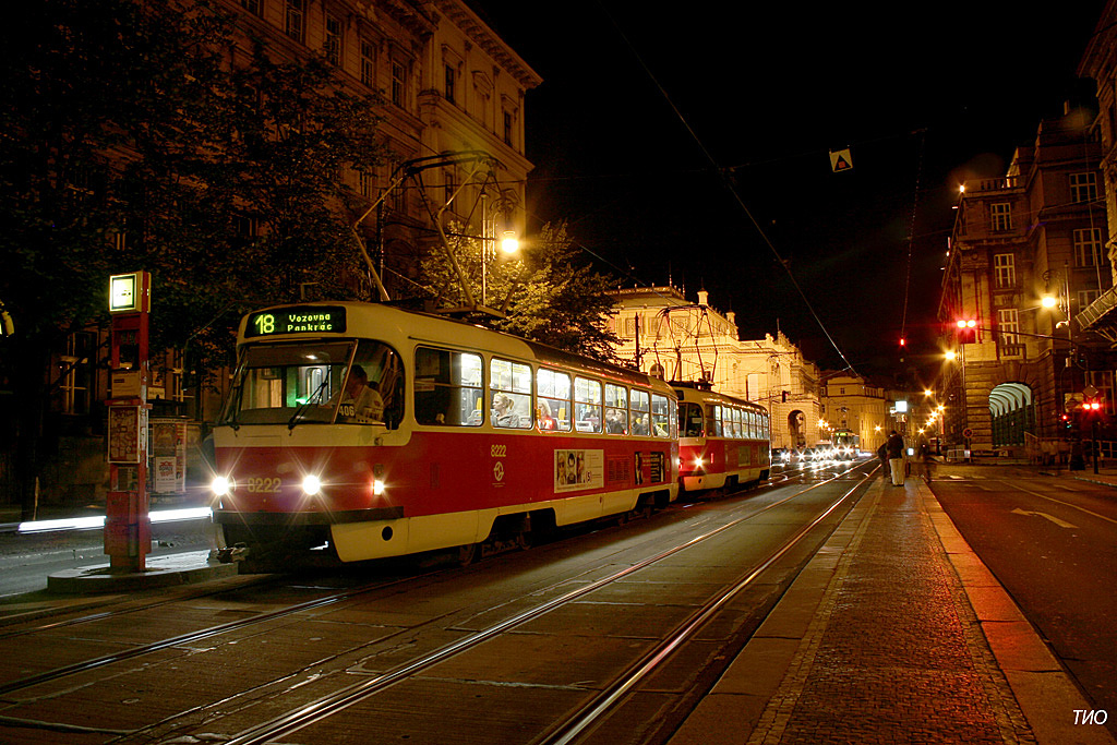 Прага, Tatra T3R.P № 8222