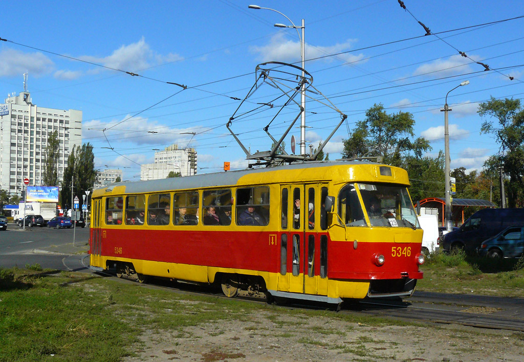 Киев, Tatra T3SU (двухдверная) № 5346