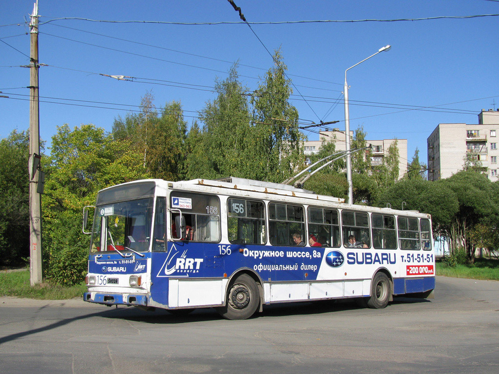 Вологда, Škoda 14TrM (ВМЗ) № 156