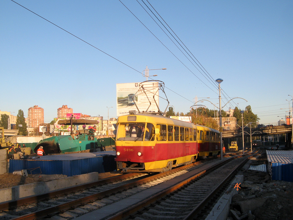 Киев, Tatra T3SU № 5496