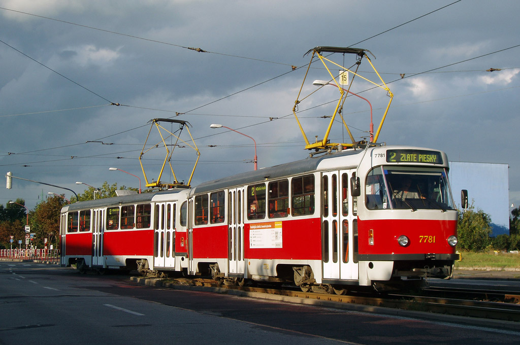 Братислава, Tatra T3P № 7781