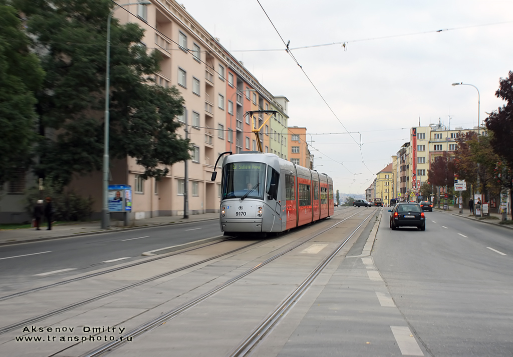 Прага, Škoda 14T Elektra № 9170