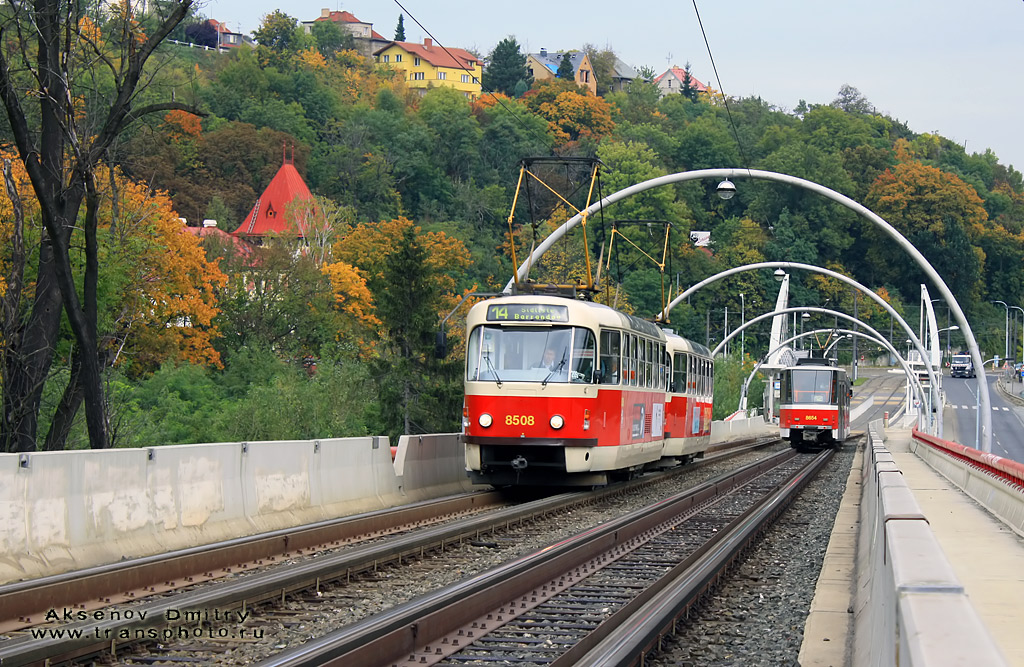 Прага, Tatra T3R.P № 8508